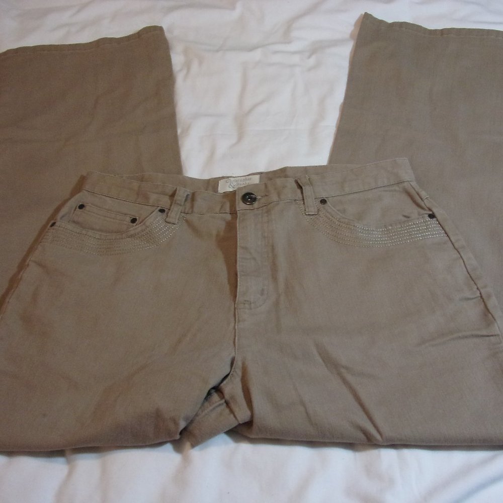 Khaki Capris Pants Christopher Banks Size 10 P